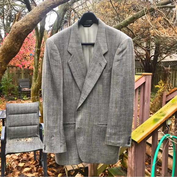 Vintage PIERRE CARDIN Grey Tweed Blazer - Picture 15 of 16